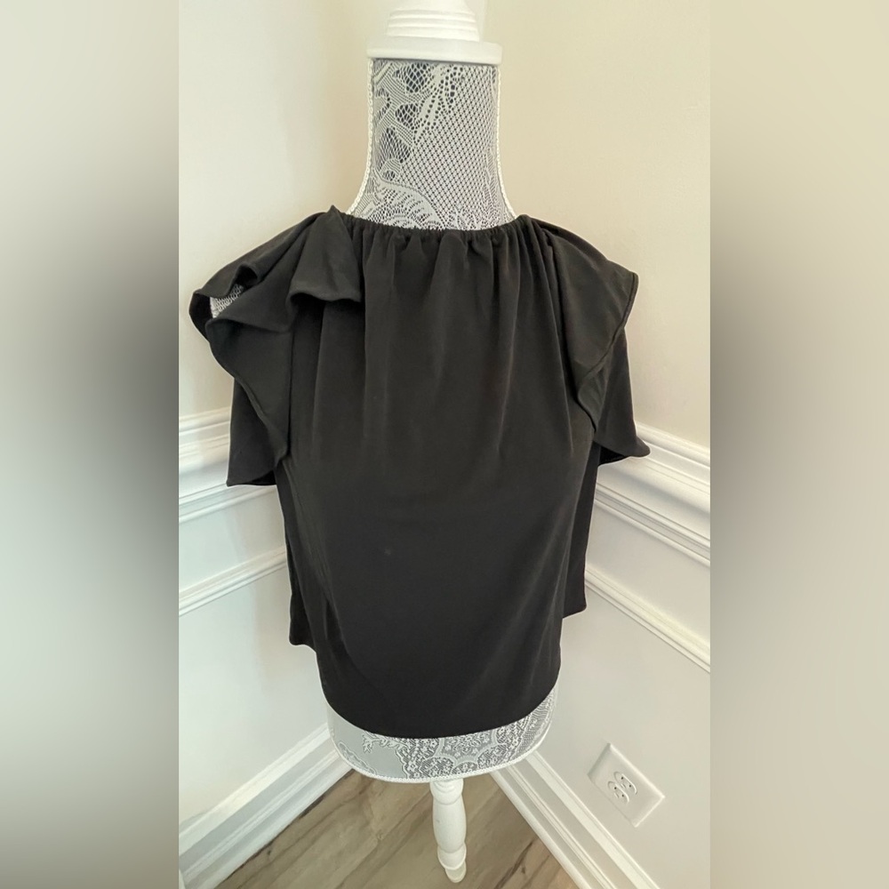 Banana Republic Womens Black Blouse Size Xs New